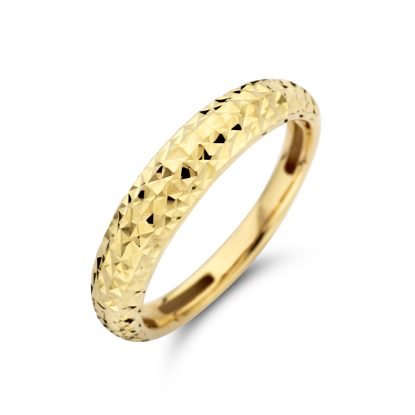 Ring Gediamanteerd 14K Geelgoud