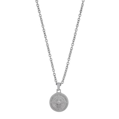 Necklace Boussole - Inox 70+10cm